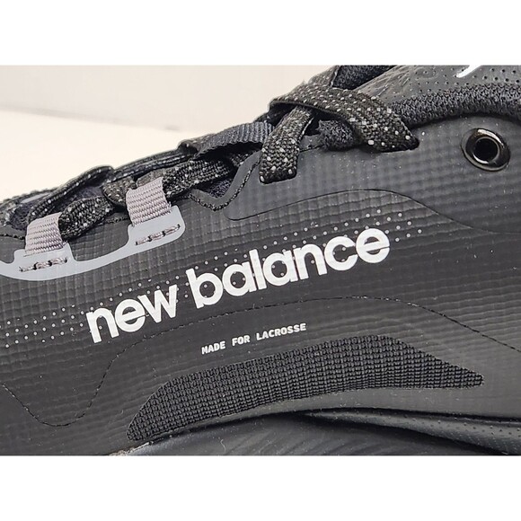 New Balance FreezeLX V4 Turf Black Lacrosse Cleats Men's 5 Women's 6.5 Wide - Picture 9 of 13